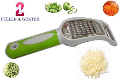 BadiWal kitchen multipurpose Stylish & Handy 2 in 1 Vegetable & Fruit Straight Peeler & Cheese Grater for Kitchen Vegetable Grater Vegetable & Fruit Grater(1)