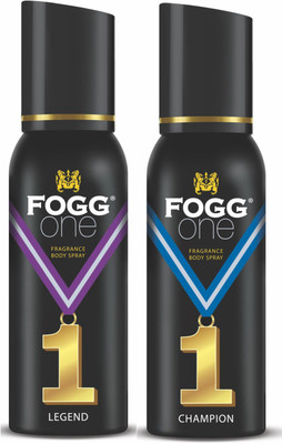 FOGG ONE BODYSPRAY LEGEND + CHAMPION 240ML Body Spray  -  For Men(240 ml, Pack of 2)