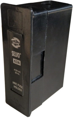 Selvo 63A HRC Fuse Holder (Pack of 3 ) without HRC Electrical Fuse(63 A)