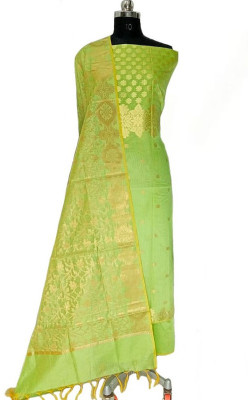 The SDF India Cotton Silk Self Design Salwar Suit Material