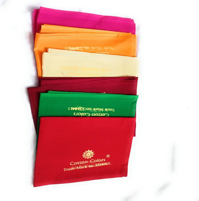 Cotton colors Cotton Blend Solid Blouse Material