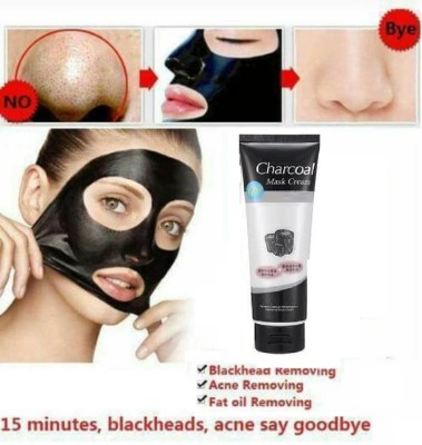 ADJD Charcoal Mask Peel Off Face Mask Cream Blackheads Removal For Man & Woman(130 ml)