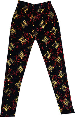 Indistar Legging For Girls(Black Pack of 1)