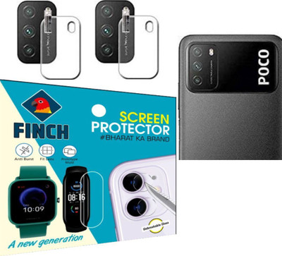 FINCH Back Camera Lens Glass Protector for Poco M3(Pack of: 2)