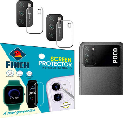 FINCH Back Camera Lens Glass Protector for Poco M3(Pack of: 2)
