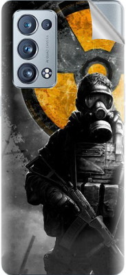 Snooky Oppo Reno6 Pro Plus 5G Mobile Skin(Grey)