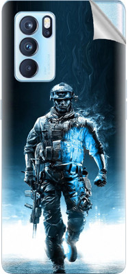 Snooky Oppo Reno6 Pro 5G Mobile Skin(Blue)