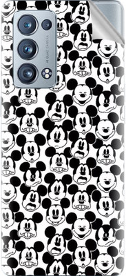 Snooky Oppo Reno6 Pro Plus 5G Mobile Skin(Black)