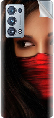 Snooky Oppo Reno6 Pro Plus 5G Mobile Skin(Red)