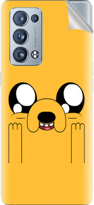 Snooky Oppo Reno6 Pro Plus 5G Mobile Skin(Yellow)