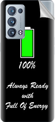 Snooky Oppo Reno6 Pro Plus 5G Mobile Skin(Black)