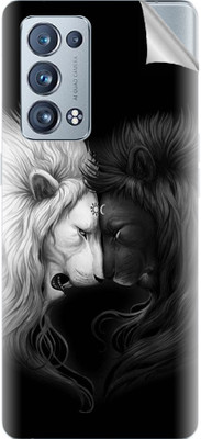 Snooky Oppo Reno6 Pro Plus 5G Mobile Skin(Black)