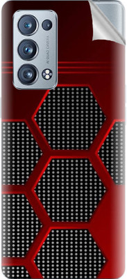 Snooky Oppo Reno6 Pro Plus 5G Mobile Skin(Red)
