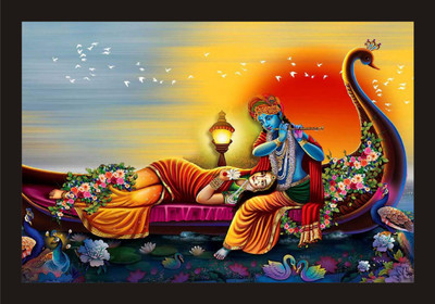 SNDArt Radha Krishna Religious Frame