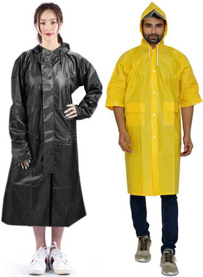 Tritika Solid Men & Women Raincoat