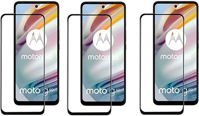 ISAAK Edge To Edge Tempered Glass for Motorola G60(Pack of 3)