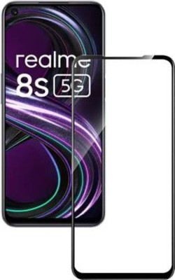 SRT Edge To Edge Tempered Glass for Realme 8s 5G(Pack of 1)