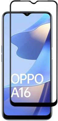 SRT Edge To Edge Tempered Glass for Oppo A16(Pack of 1)