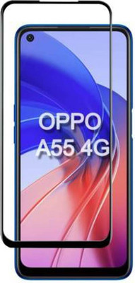 SRT Edge To Edge Tempered Glass for Oppo A55 5G(Pack of 1)