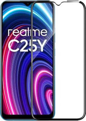 SRT Edge To Edge Tempered Glass for Realme C25Y(Pack of 1)