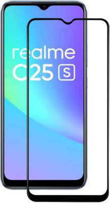 SRT Edge To Edge Tempered Glass for Realme C25s(Pack of 1)