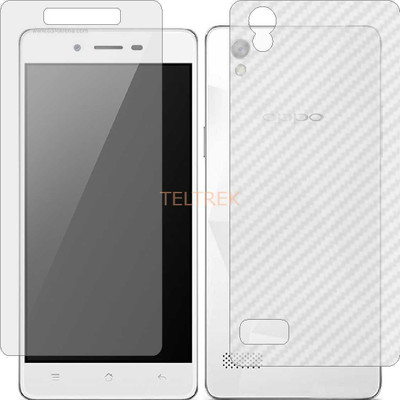 TELTREK Front and Back Screen Guard for OPPO MIRROR 5S (Front Matte Finish & Back 3d Carbon Fiber)(Pack of 2)