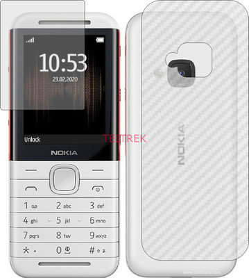 TELTREK Front and Back Screen Guard for NOKIA 5310 (Front Matte Finish & Back 3d Carbon Fiber)(Pack of 2)