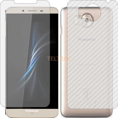 TELTREK Front and Back Screen Guard for PANASONIC ELUGA NOTE (Front Matte Finish & Back 3d Carbon Fiber)(Pack of 2)
