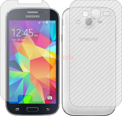 Fasheen Front and Back Tempered Glass for SAMSUNG GRAND NEO PLUS GT I9060I (Front Matte Finish & Back 3d Carbon Fiber)(Pack of 2)
