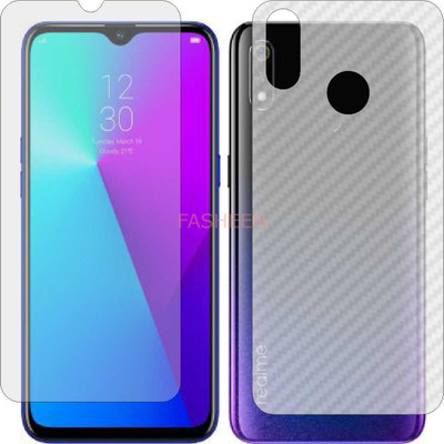 Fasheen Front and Back Screen Guard for RMX1825 REALME 3(Pack of 2)