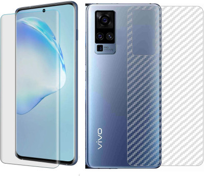 Bai and kaka Front and Back Tempered Glass for Vivo X70 Pro(Pack of 1)