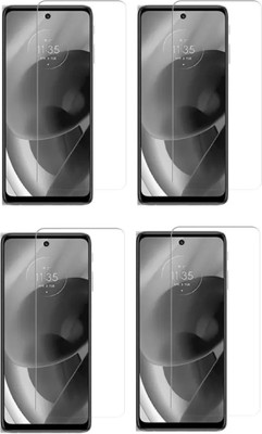 ISAAK Tempered Glass Guard for Motorola Moto G51 5G(Pack of 4)