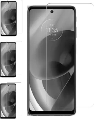 ISAAK Tempered Glass Guard for Motorola Moto G51 5G(Pack of 4)