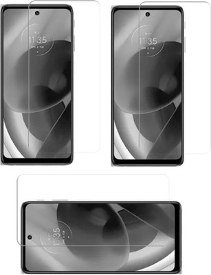 ISAAK Tempered Glass Guard for Motorola Moto G51 5G(Pack of 3)