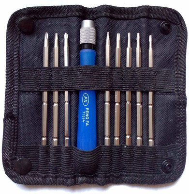 ULTRABYTES 8 in 1 Tool Kit Set Peng FA Micro Precision Reversible Screwdriver Repair Tool Kit set. (7339 A) Precision Screwdriver Set(Pack of 1)