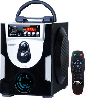 etmax Nano Style 30 W Bluetooth Home Theatre(Black, Silver, Stereo Channel) deal from flipkart etmax Nano Style 30 W Bluetooth Home Theatre(Black, Silver, Stereo Channel) deal from flipkart