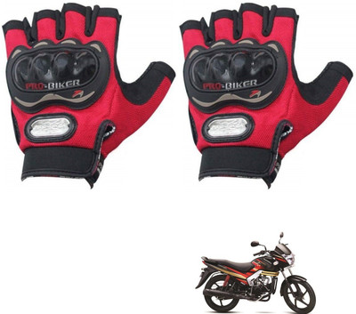 KOZDIKO PRO BIKER HALF FINGERED GLOVES RED FOR MAHINDRA CENTURO Riding Gloves(Red)