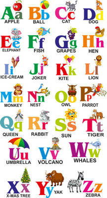 my celebrat 76.2 cm ABCD Self Adhesive Sticker(Pack of 1)
