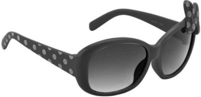 ISHICO Wrap-around Sunglasses(For Boys & Girls, Black)