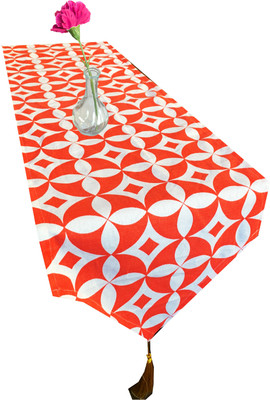 VIREO Red 183 cm Table Runner(Cotton)