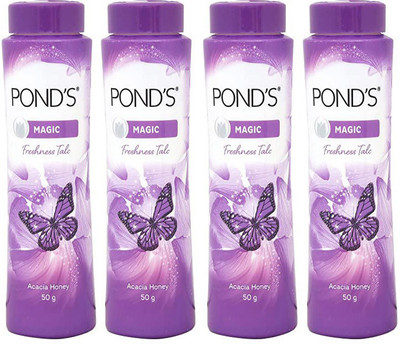 POND's Magic Freshness Talcum Powder Acacia Honey(4 x 50 g)