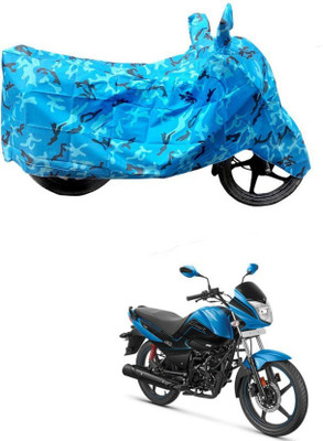 Trendytmart Waterproof Two Wheeler Cover for Hero(Splendor I Smart, Blue)