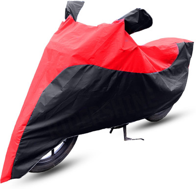 RiderShine Two Wheeler Cover for TVS(Apache RTR 180, Red, Black)