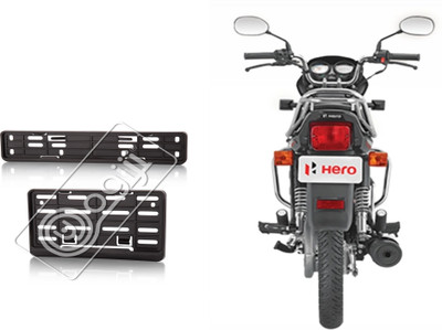 Yogiji Bike Number Plate Frame ( standard Size For All Hero Bike ) – Vehicle Number Plate For Splendor Bike Number Plate(Plastic 25 cm  x  15 cm)