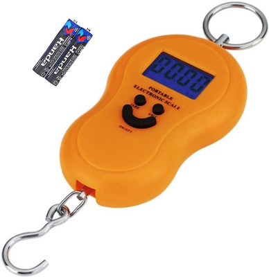 Qozent Digital Luggage Weighing Scale- 10g-50Kg Digital Hanging Luggage Fishing Portable Weight Scale Taraju Tarazu Kata /69/AQae Weighing Scale(Multicolor)