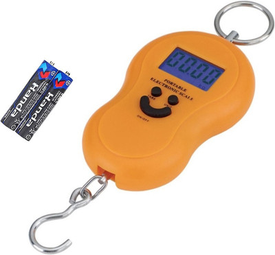 Qozent Luggage Weight Machine- 50Kg Portable Electronic Digital LCD Pocket Weighing Hanging Scale For Travel Luggage Weight Machine /65/AQae Weighing Scale(Multicolor)