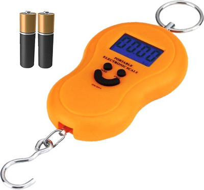 Qozent Electronic Tarazu- 10g-50Kg Digital Hanging Luggage Fishing Portable Weight Scale Taraju Tarazu Kata /8/AQae Weighing Scale(Multicolor)
