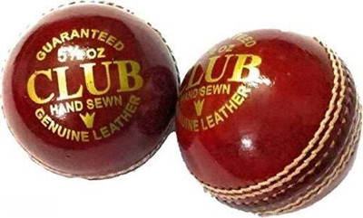 PRSSPORTS Present Combo Red Cricket Leather Ball (Pack of 2) Cricket Leather Ball(Standard, Pack of 2, Red)