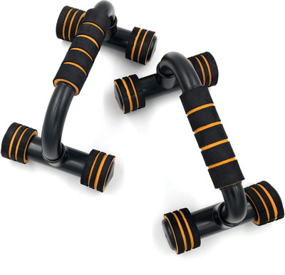 LIVOX Push Up Bar Stand For Gym & Home Exercise, Dips Useful In Chest & Arm Workout. Push-up Bar(Orange)