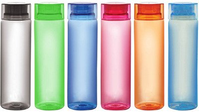LaChoiceIt 1000 ml PET Bottle(Pack of 6, Multicolor)